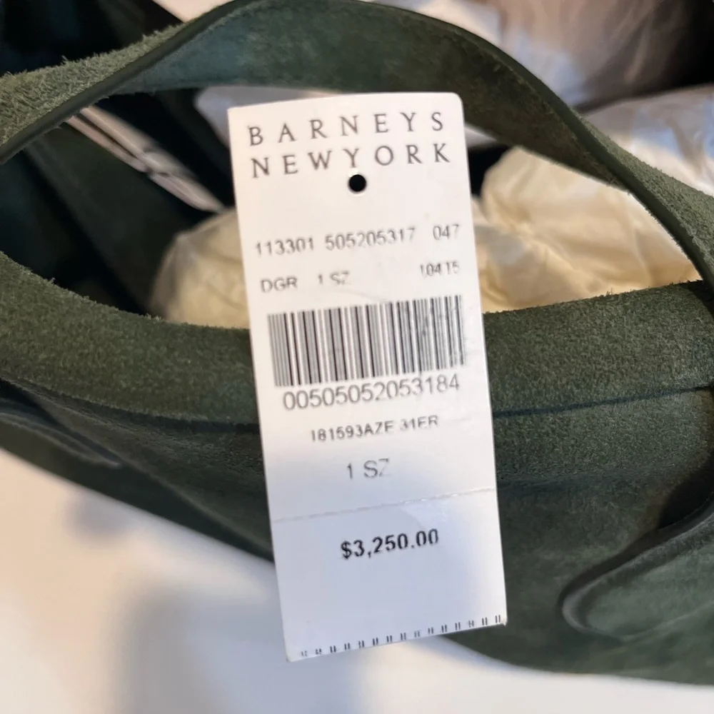 CELINE GREEN SUEDE BAG - Picture 7 of 16